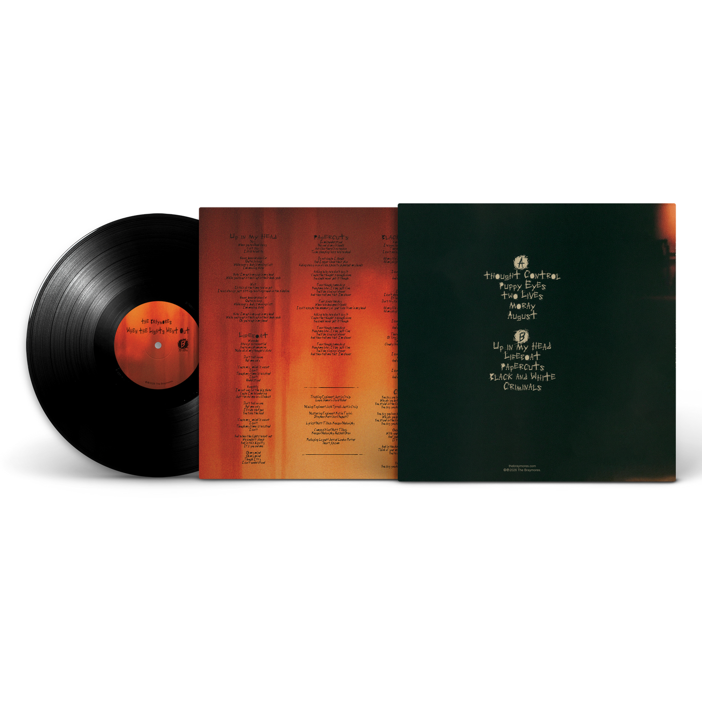 "When The Lights Went Out" Limited Edition Vinyl